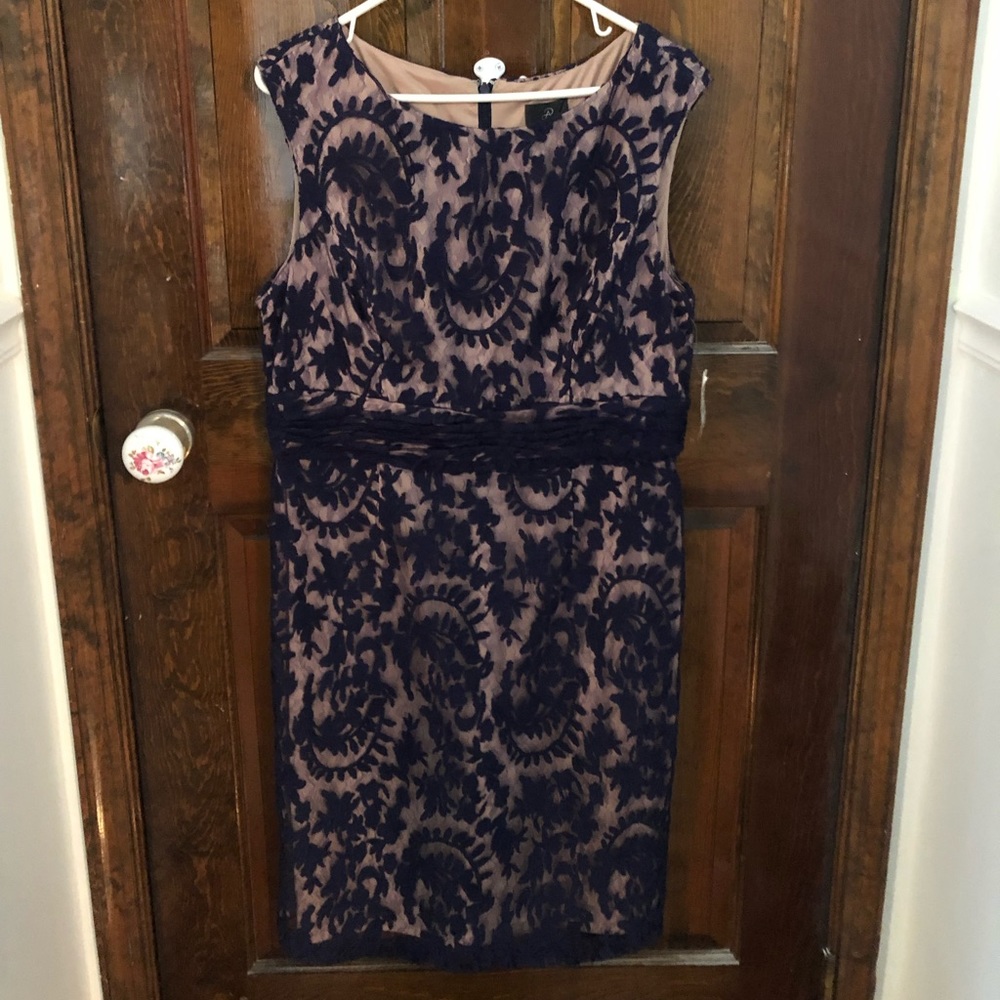 Crochet-Overlay Dress